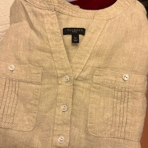 Talbot Petites Beige Top